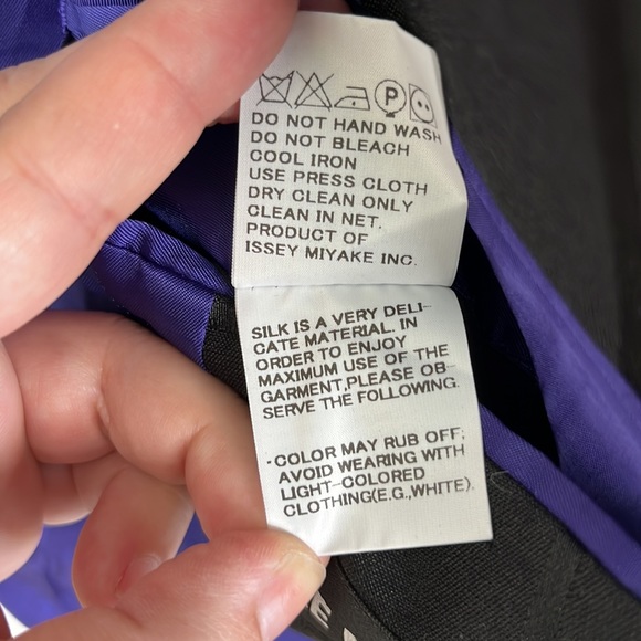 Issey Miyake Black Wool Blend Grid Blazer - Picture 14 of 16